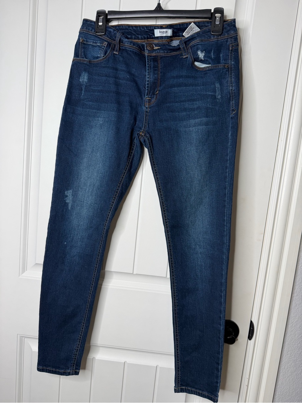 Kensie Women's Deep Indigo Skinny Jeans